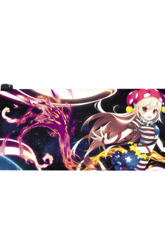 Touhou Project Anime Clownpiece LED Glowing Mouse Pad
