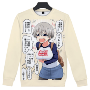 Anime Uzaki-Chan Wants To Hang Out Hana Uzaki Long Sleeve Sweatshirt