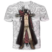 One Piece Anime Dracule Mihawk 3D Printed T-Shirt