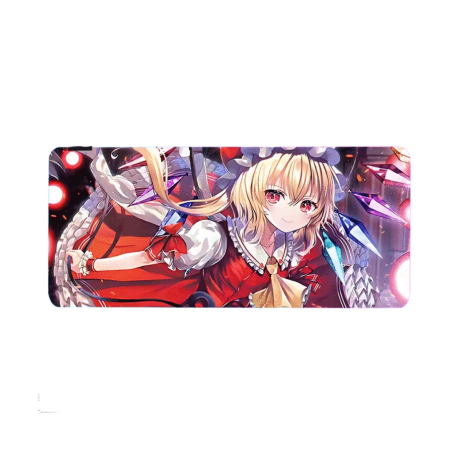 Anime Touhou Project Flandre Scarlet LED Glowing Mouse Pad Anime Touhou Project Flandre Scarlet LED Glowing Mouse Pad