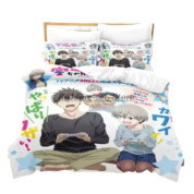 Anime Uzaki-Chan Wants To Hang Out! Hana Uzaki And Shinichi Sakurai 3D Printed Bedding Set