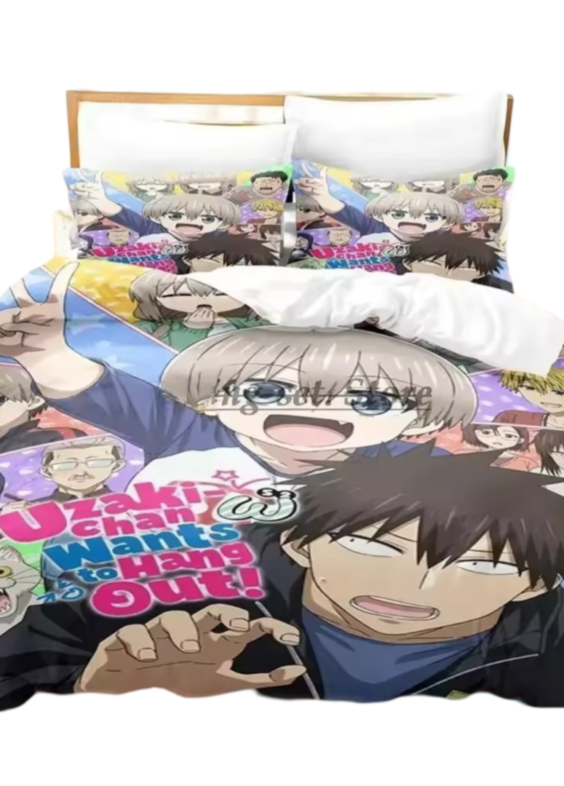 Anime Uzaki-Chan Wants To Hang Out! Character 3D Printed Bedding Set