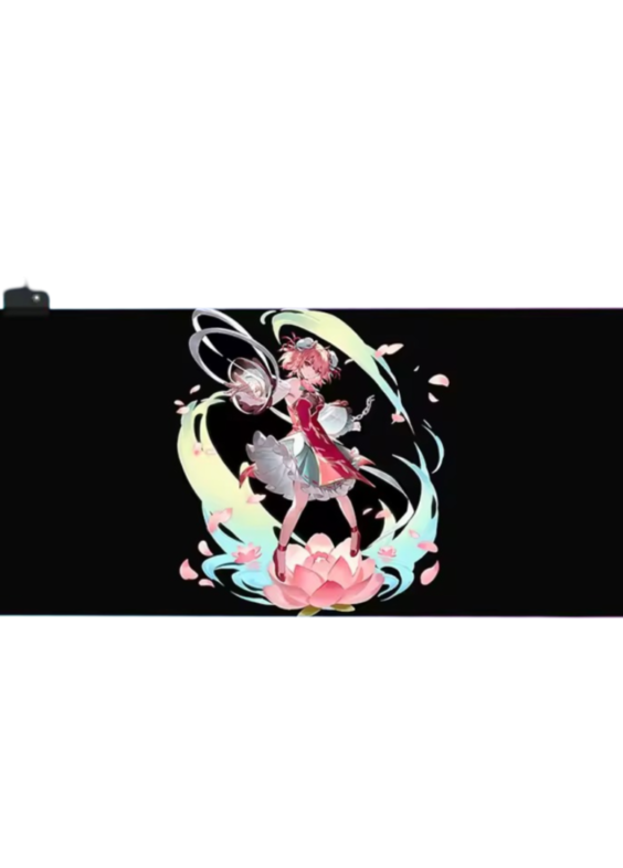 Anime Touhou Project Kasen Ibaraki LED Glowing Mouse Pad