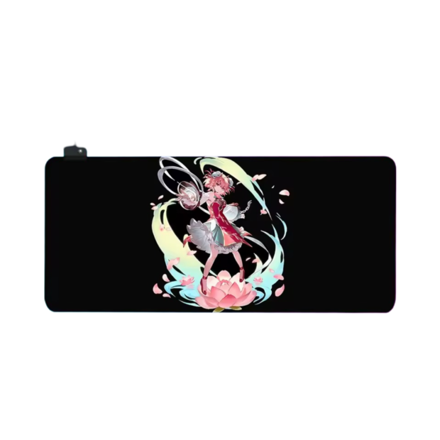 Anime Touhou Project Kasen Ibaraki LED Glowing Mouse Pad Anime Touhou Project Kasen Ibaraki LED Glowing Mouse Pad