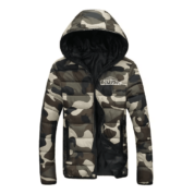 Anime My Hero Academia Camouflage Pattern Hooded Jacket