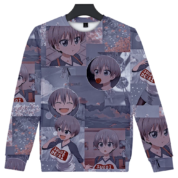 Anime Uzaki-Chan Wants To Hang Out Hana Uzaki O-Neck Sweatshirt