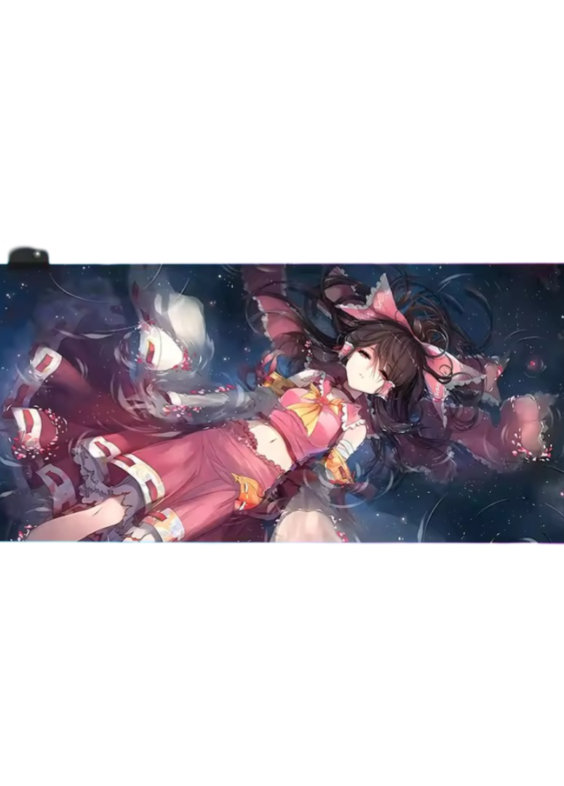 Anime Touhou Project Reimu Hakurei LED Glowing Mouse Pad