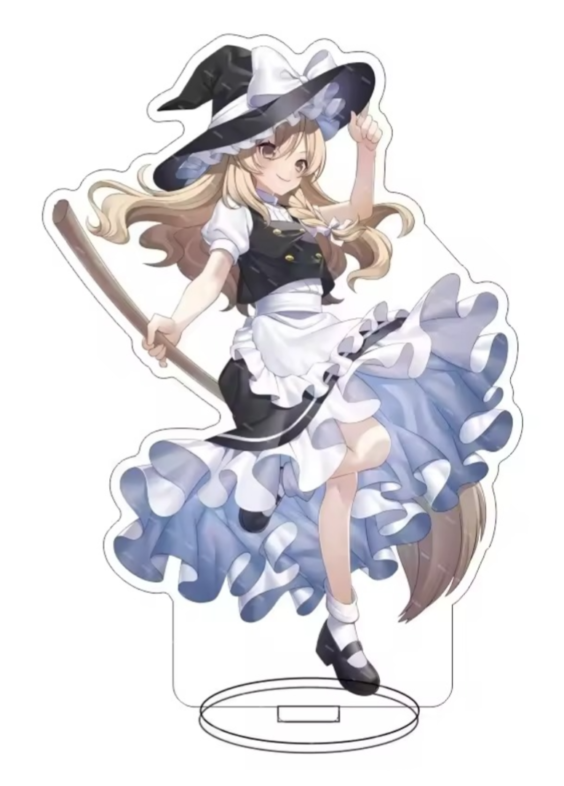 15cm Anime Touhou Project Marisa Kirisame Acrylic Stand