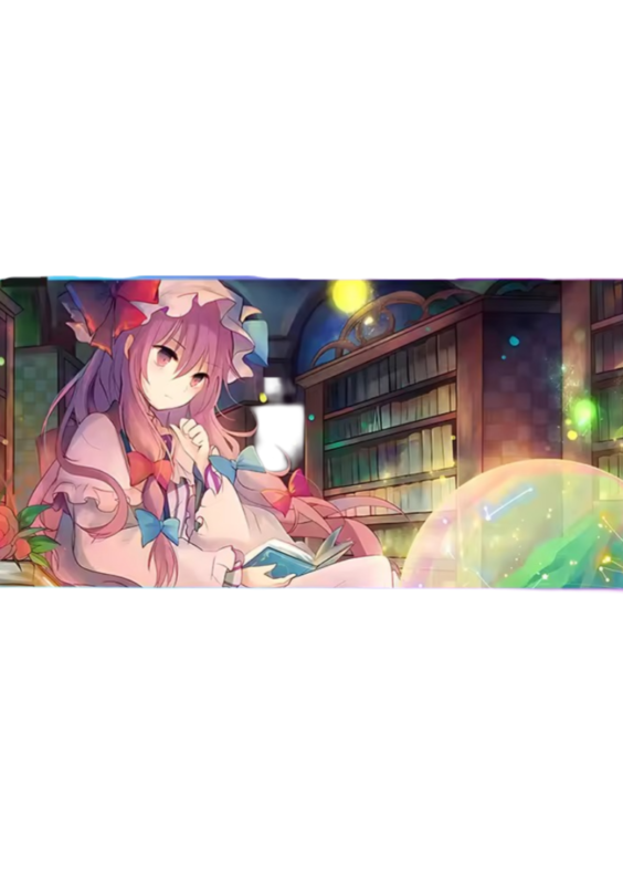 Anime Touhou Project Patchouli Knowledge LED Glowing Mouse Pad