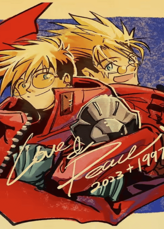 Trigun Vash The Stampede Anime Painting Poster Wall Art
