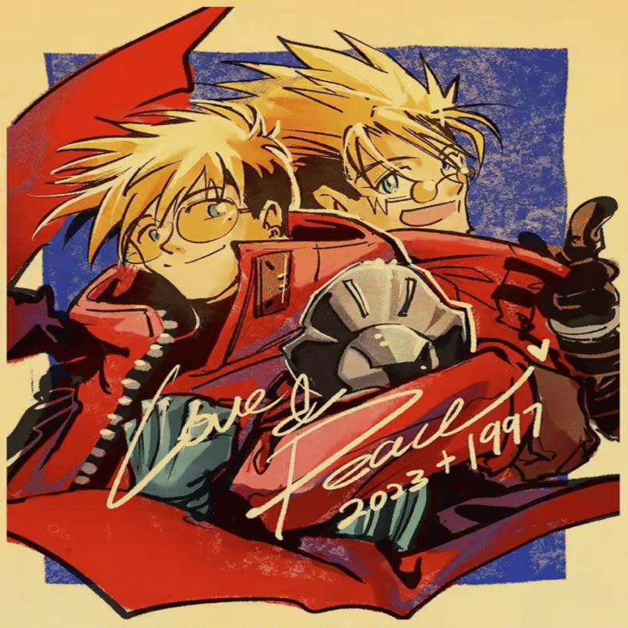 Trigun Vash The Stampede Anime Painting Poster Wall Art Trigun Vash The Stampede Anime Painting Poster Wall Art