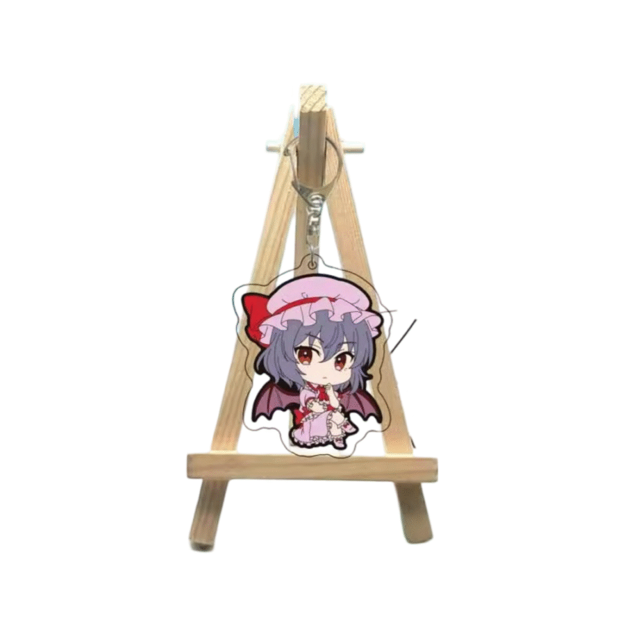 Anime Touhou Project Remilia Scarlet Keychain Pendant Anime Touhou Project Remilia Scarlet Keychain Pendant