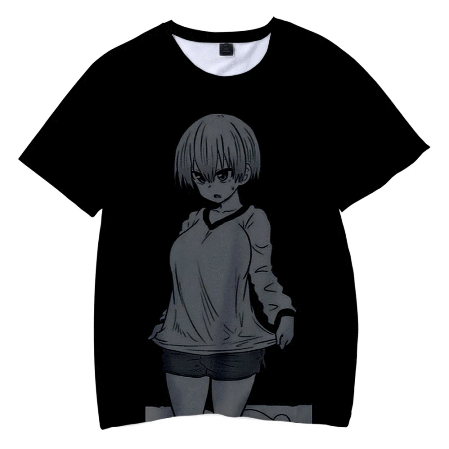 Uzaki-Chan Wants To Hang Out Season 2 Anime Hana Uzaki 3D Print T-Shirt Uzaki-Chan Wants To Hang Out Season 2 Anime Hana Uzaki 3D Print T-Shirt