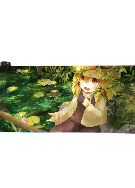 Touhou Project Suwako Moriya LED Glowing Anime Mouse Pad