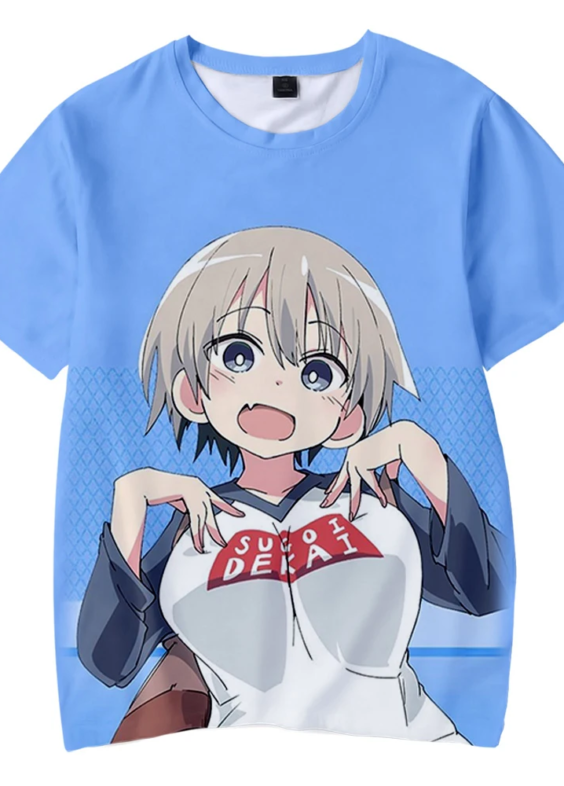 Anime Uzaki-Chan Wants To Hang Out Hana Uzaki 3D Print T-Shirt