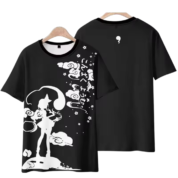 Anime Touhou Project Flandre Scarlet Black T-Shirt