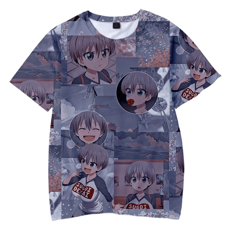 Anime Uzaki-Chan Wants To Hang Out Season 2 Hana Uzaki 3D Print T-Shirt Anime Uzaki-Chan Wants To Hang Out Season 2 Hana Uzaki 3D Print T-Shirt
