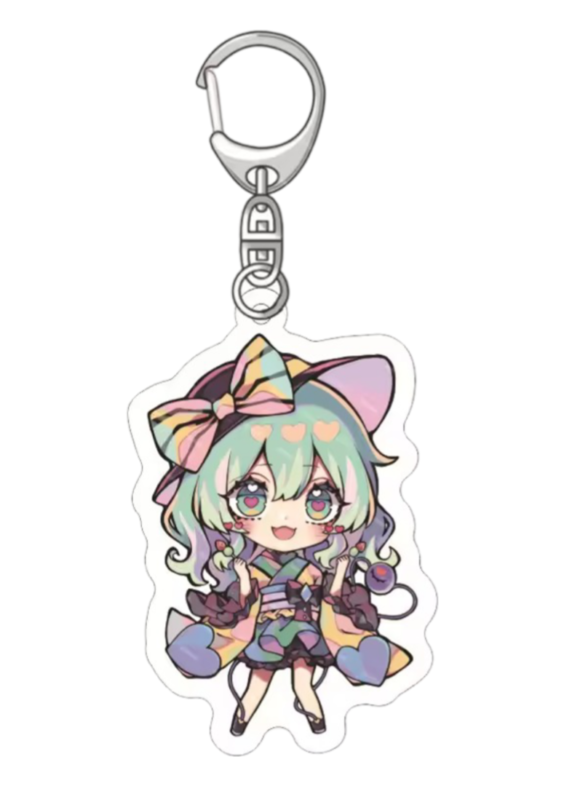 Anime Touhou Project Koishi Komeiji Acrylic Keychain
