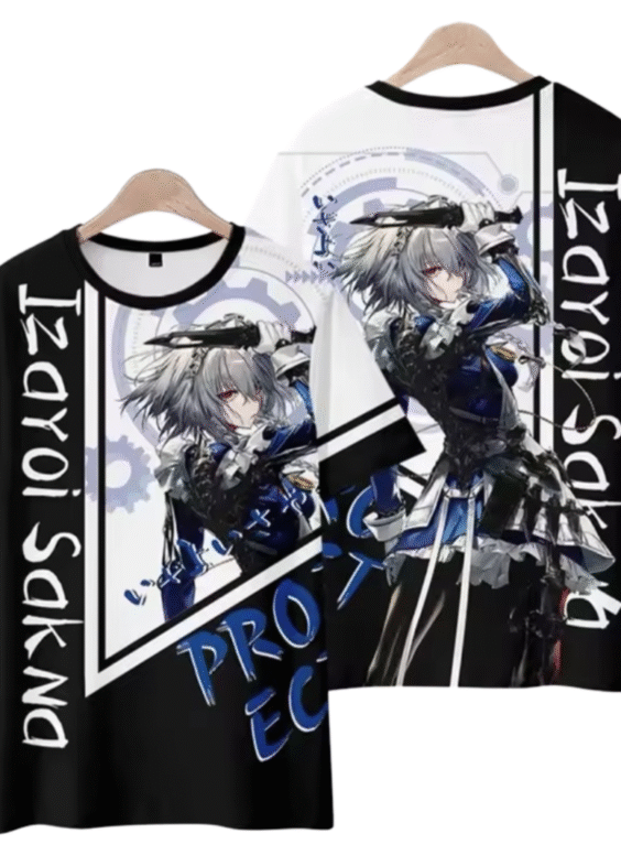 Anime Touhou Project Sakuya Izayoi Short Sleeve T-Shirt