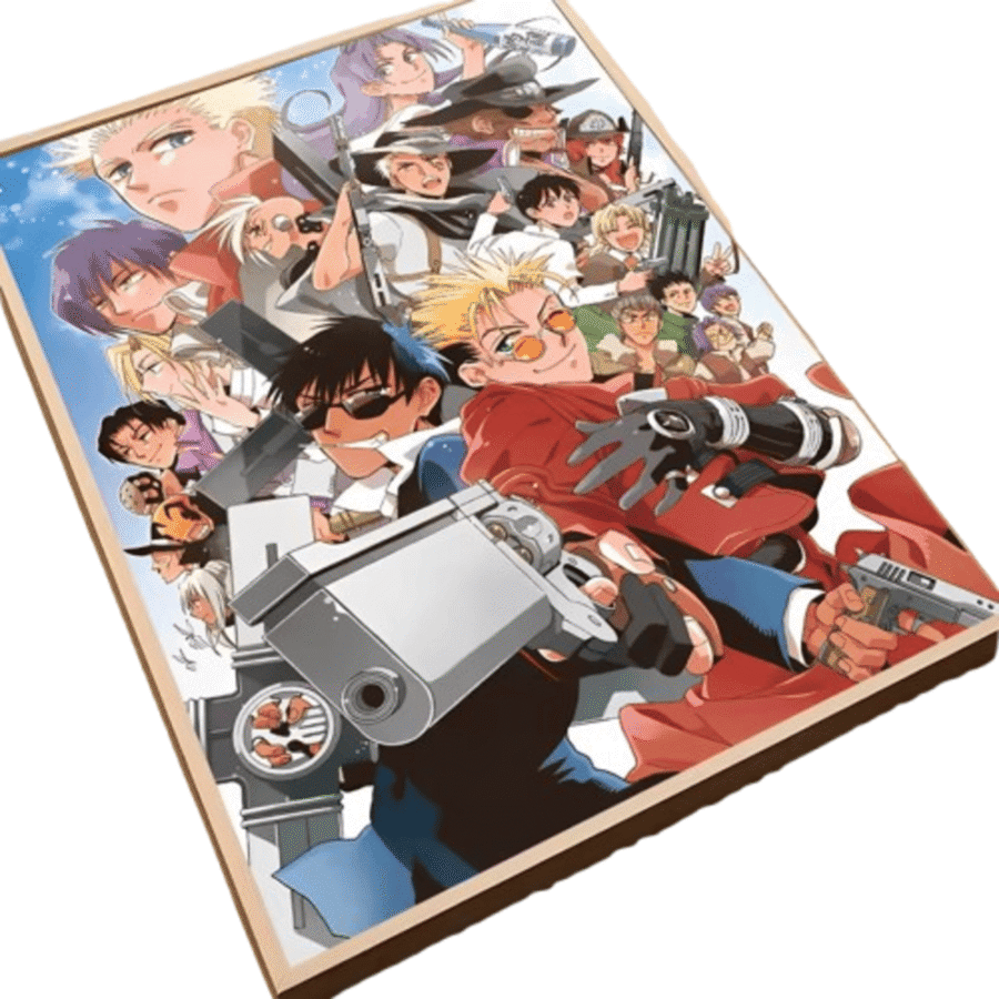 Anime Trigun Character Poster Anime Trigun Character Poster