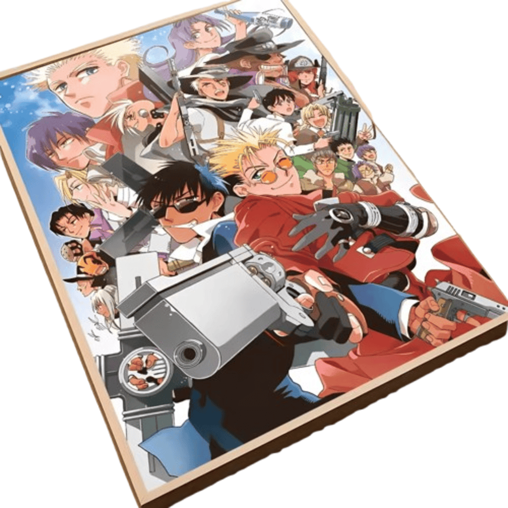 Anime Trigun Character Poster Anime Trigun Character Poster