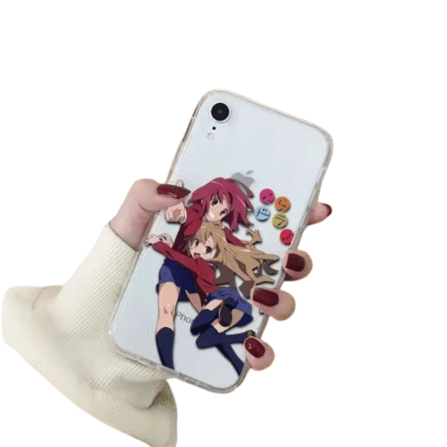 Anime Toradora! Minori Kushieda And Taiga Aisaka Phone Case For iphone Anime Toradora! Minori Kushieda And Taiga Aisaka Phone Case For iphone