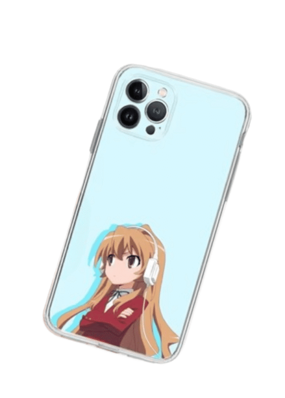 Anime Toradora! Taiga Aisaka Soft Silicone Mobile Case For iPhone
