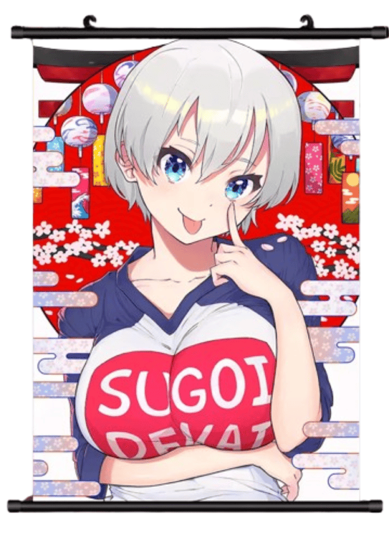 Uzaki-Chan Wants To Hang Out! Anime Hana Poster Wall Art
