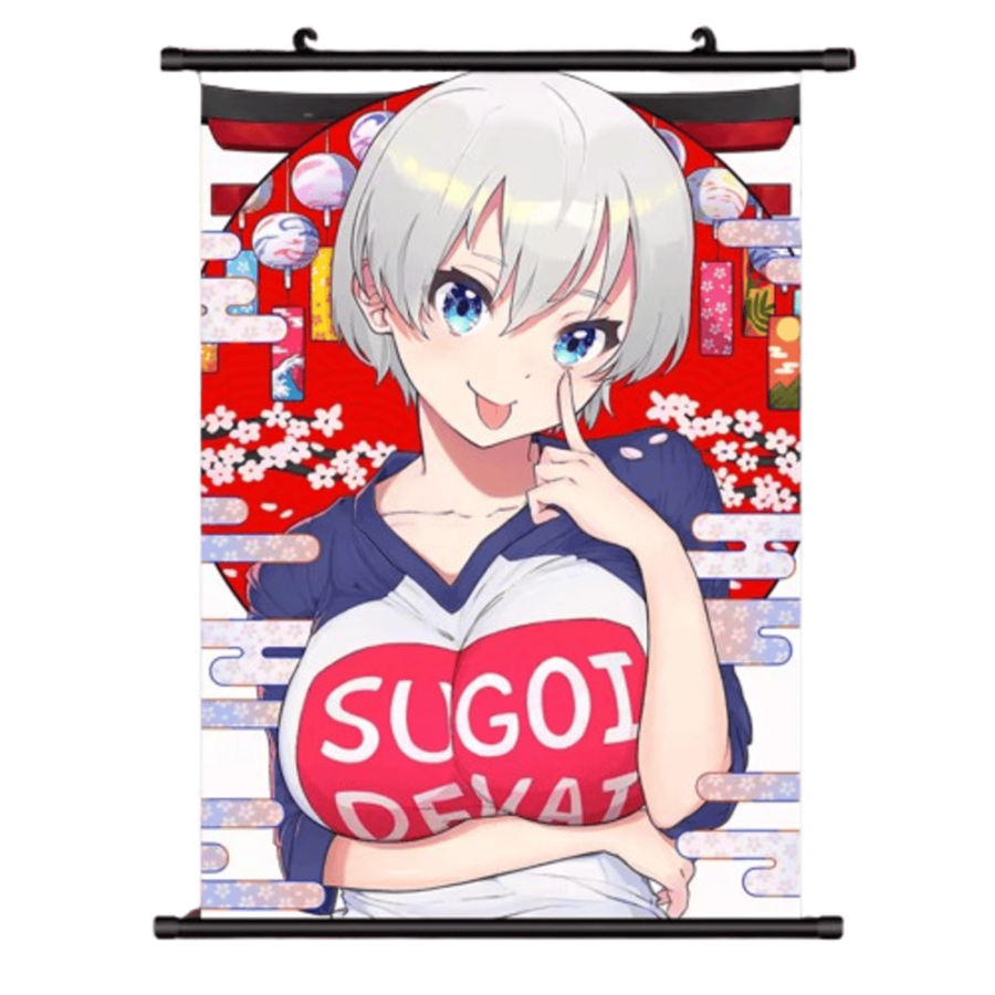 Uzaki-Chan Wants To Hang Out! Anime Hana Poster Wall Art
