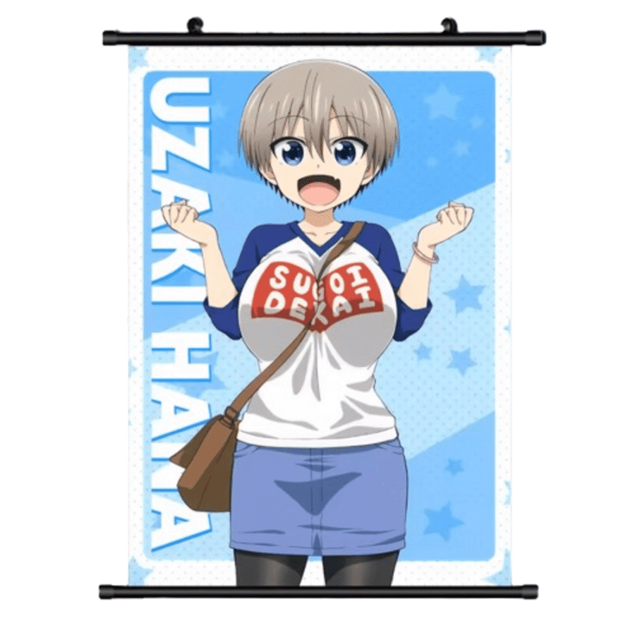Uzaki-Chan Wants To Hang Out! Hana Uzaki Anime Poster Wall Art Uzaki-Chan Wants To Hang Out! Hana Uzaki Anime Poster Wall Art