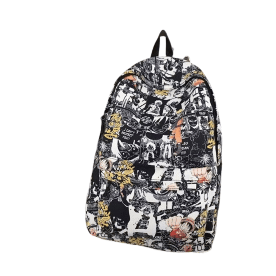 One Piece Luffy Anime Printed Student Backpack One Piece Luffy Anime Printed Student Backpack