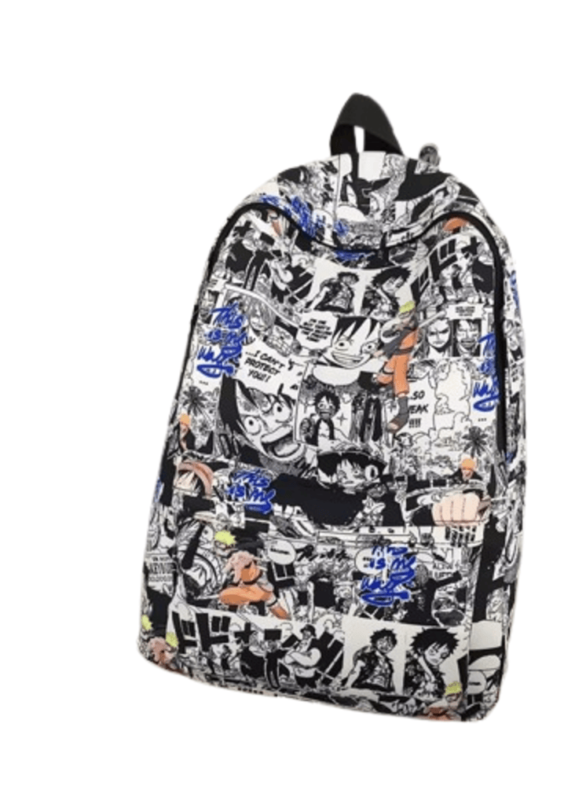 One Piece Monkey D. Luffy Anime Printed Student Backpack