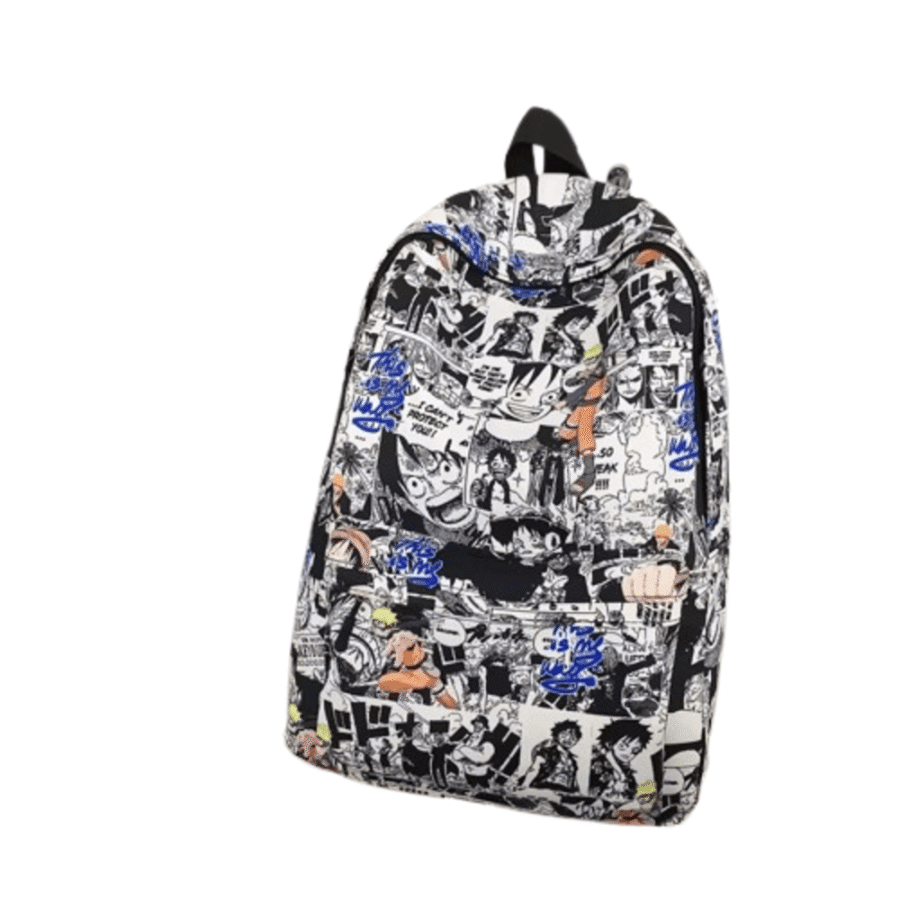One Piece Monkey D. Luffy Anime Printed Student Backpack One Piece Monkey D. Luffy Anime Printed Student Backpack