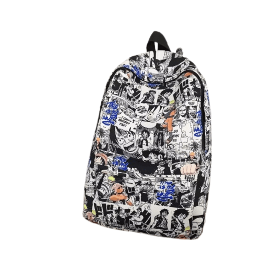 One Piece Monkey D. Luffy Anime Printed Student Backpack One Piece Monkey D. Luffy Anime Printed Student Backpack