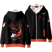 Touhou Project Anime Remilia Scarlet Zipper Hoodie