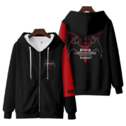 Anime Touhou Project Remilia Scarlet Printed Zipper Hoodie