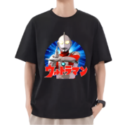 Anime Ultraman Printed Short Sleeve T-Shirt