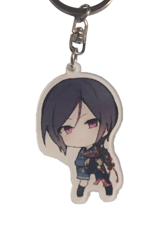Anime Touken Ranbu Yagen Toushirou PVC Pendant Keychain