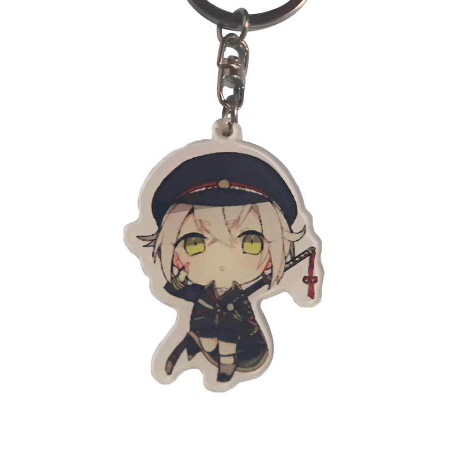 Anime Touken Ranbu Hotarumaru PVC Pendant Keychain