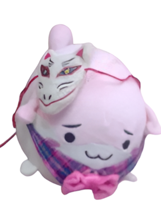 Anime Touhou Project Hata No Kokoro Cat Plush Toy