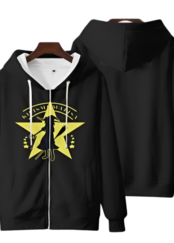 Anime Touhou Project Kirisame Marisa Zipper Hoodie