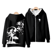 Touhou Project Anime Youmu Konpaku 3D Print Zipper Hoodie