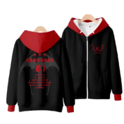 Anime Touhou Project Koumkan Flandre Scarlet Zipper Hoodie
