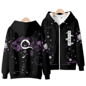 Anime Touhou Project Yuyuko Saigyouji Zipper Hoodie