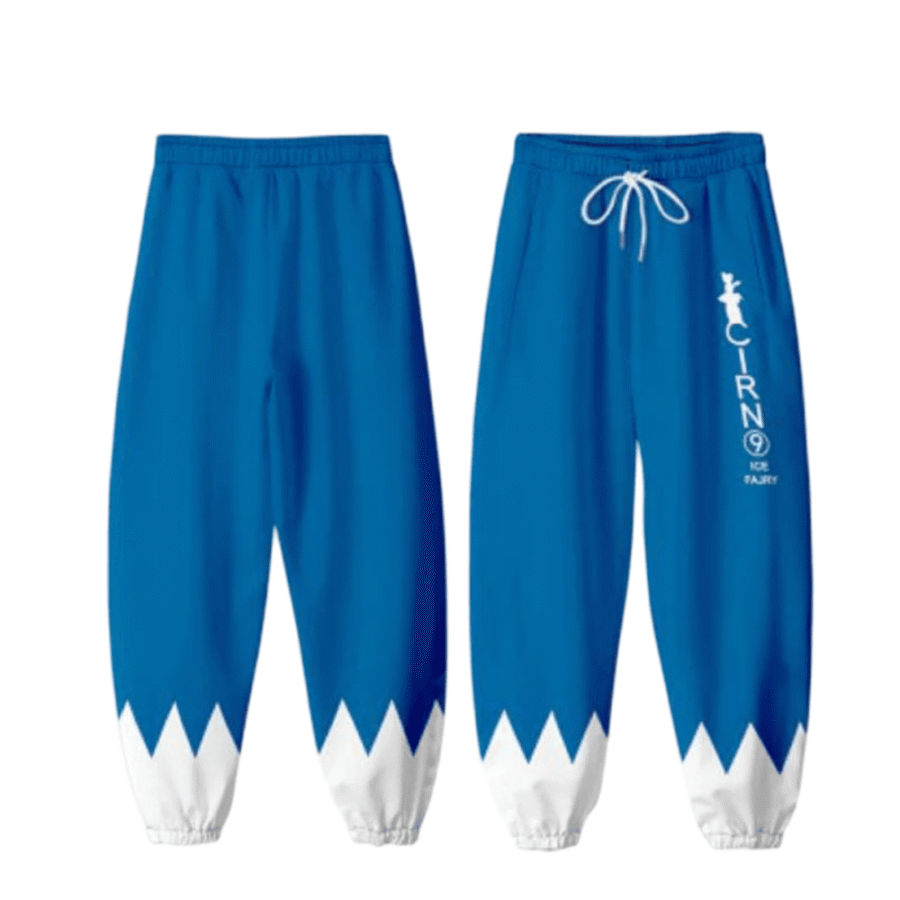 Touhou Project Cirno Anime 3D Print Jogger Pant