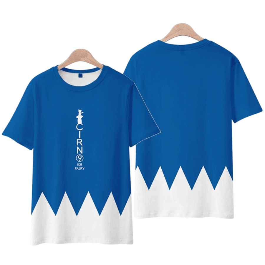 Touhou Project Anime Cirno Short Sleeve T-Shirt