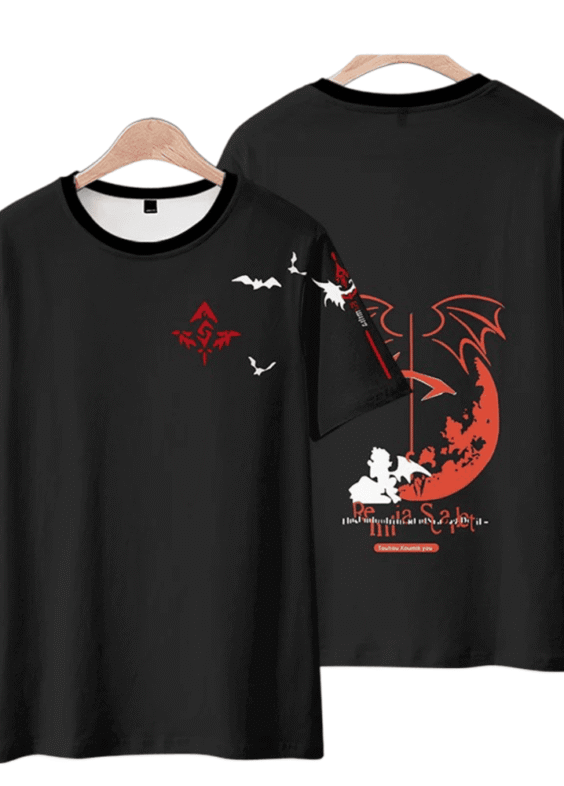 Anime Touhou Project Remilia Scarlet Short Sleeve T-Shirt