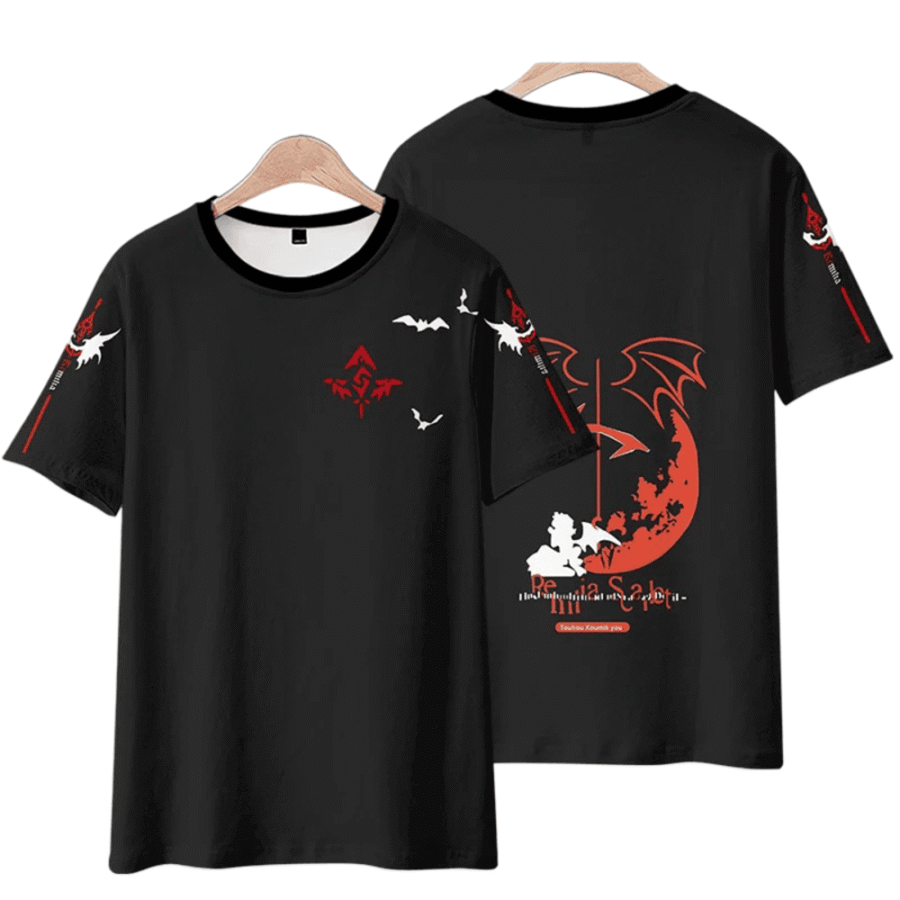 Anime Touhou Project Remilia Scarlet Short Sleeve T-Shirt