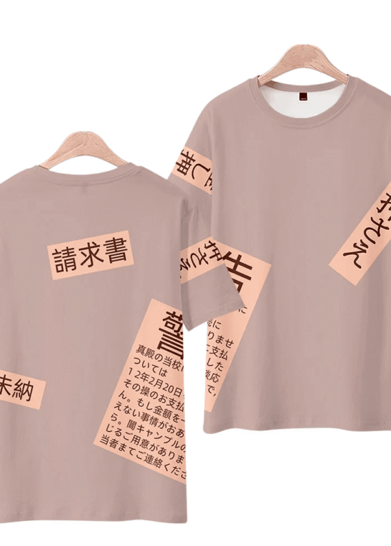 Anime Touhou Project Shion Yorigami Short Sleeve T-Shirt