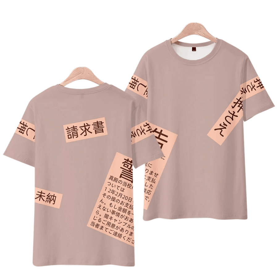 Anime Touhou Project Shion Yorigami Short Sleeve T-Shirt